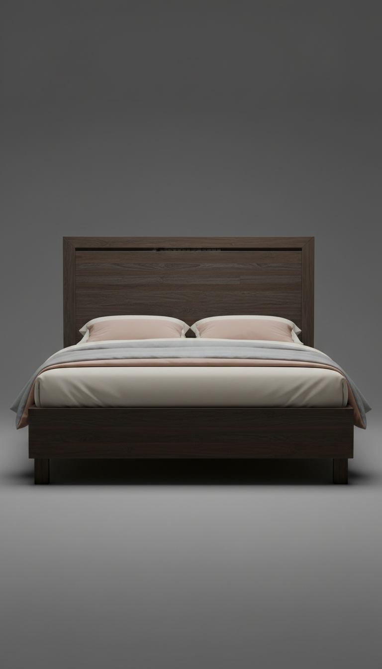 Premium Hardwood Bedframe With Floating Base