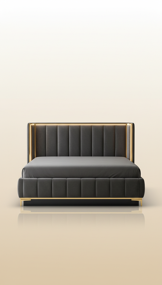 Bespoke Velvet King Bed